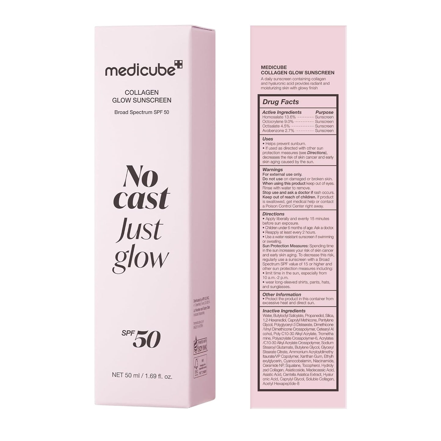 Medicube No Cast Just Glow Collagen Sunscreen