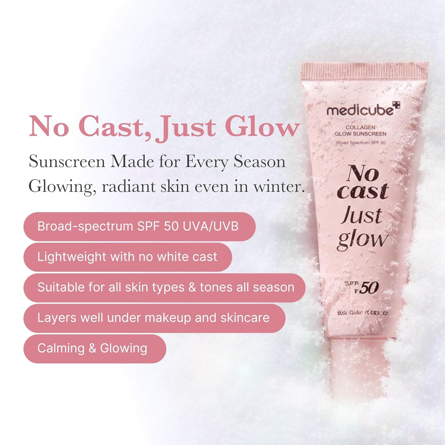 Medicube No Cast Just Glow Collagen Sunscreen